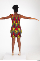  Dina Moses dressed short decora apparel african dress standing t poses whole body 0005.jpg